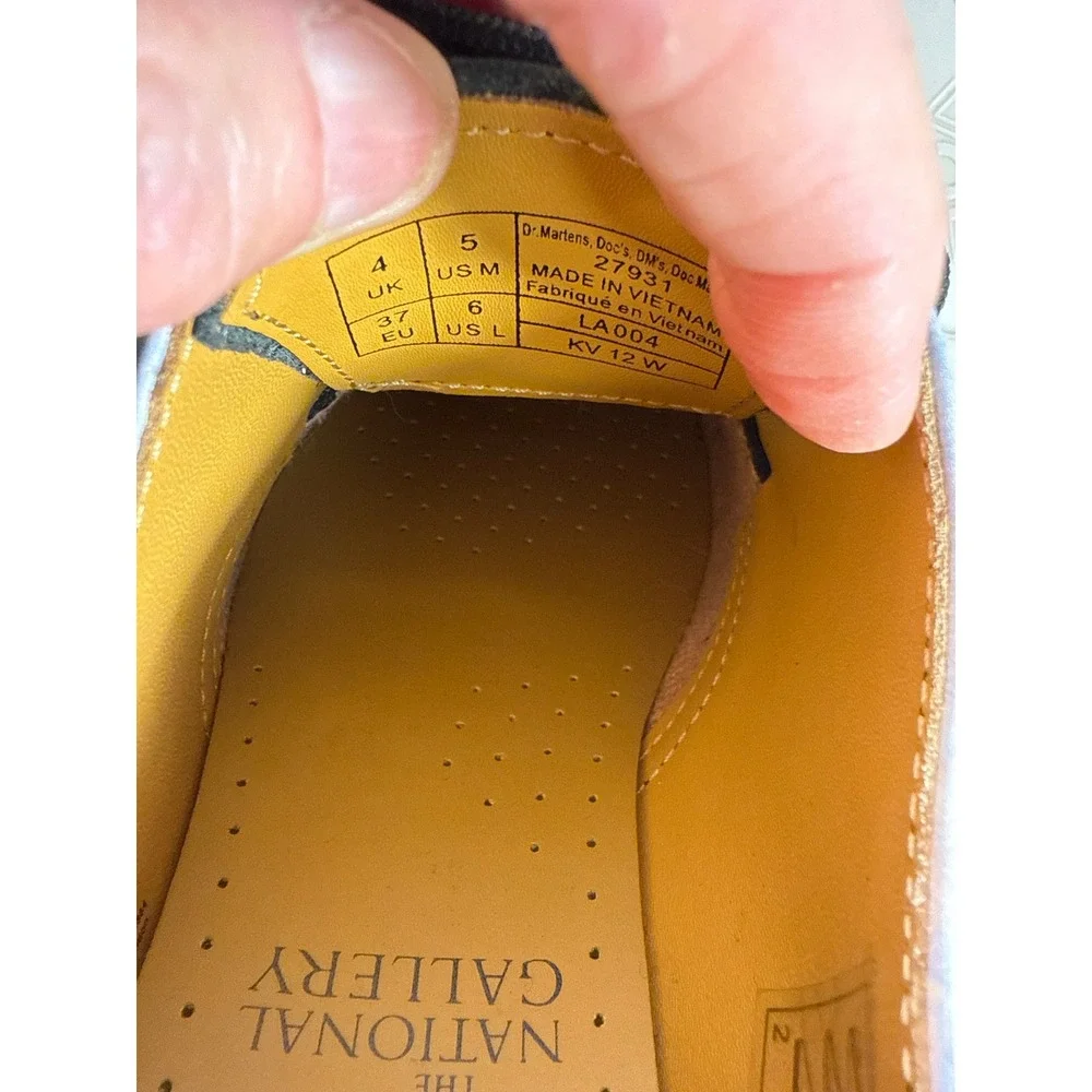 Dr. Martens 1461 National Gallery Seurat Bathers at Asnieres Shoes Black Oxford